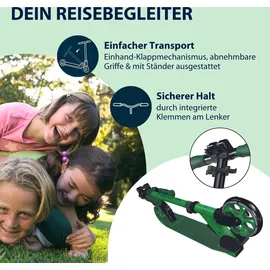 Hudora Scooter Up 145 Junior pine/grass grün, No Size