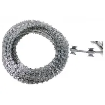 Max Fuchs MFH Stacheldraht MFH Stacheldraht, verzinkt, 50 m, Ø 30 cm blau