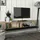 [en.casa] Toivakka Fernsehschrank Lowboard 135x31x25cm Schwarz Holz