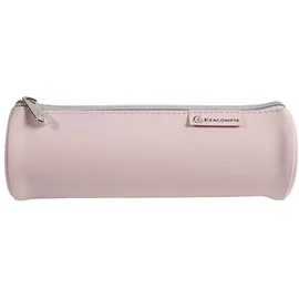 Exacompta 6x Rundes Schlampermäppchen PU 22,5x7,5 cm, Aquarel, sortiert,