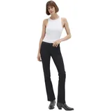 Mavi Damen Bella MID-Rise Jeans, Double Black Street, Mid-Rise, Slim Bootcut, 27W 34L - 27W / 34L