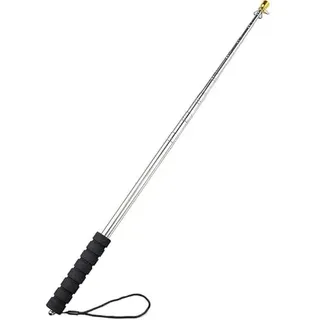 2.5 Meter Teleskop Fahnenstange, Handheld Fahnenstange Fahnenmast, Teleskopstab Fahnenstange Ausziehbar, für Camping Reise Ausflüge Wettbewerbe Lehrer Reiseleiter