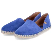 VERBENAS Damen Espadrilles Carmen Blau Rauleder 38 - 38 EU