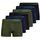 JACK & JONES Retro Boxershorts unifarben grün XL 6er Pack