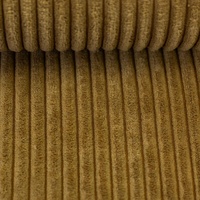 Polsterstoff Möbelstoff Cord-Samt WANJA | grob gerippt | Abriebfestigkeit >90.000 Zyklen | 17 Farben (Goldgelb)
