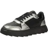 Apple of Eden Schnürschuh LONDON in DK SILVER/BLACK | Gr.: 36