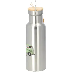 PPD Trinkflasche Edelstahl Thermosflasche Freiheit Bus Camper 500 ml