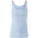 CALIDA Twisted Cotton Unterhemd Herren, Feinripp mit extralangem Rücken