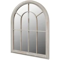 VidaXL Rustikaler Gartenspiegel Bogen 69×89 cm für Indoor und