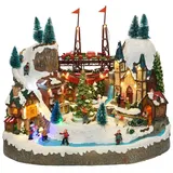 Lumineo Weihnachtsdorf 25,5x39x31,5cm 25l