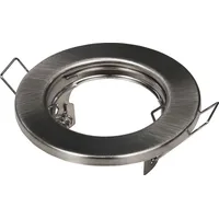 McShine Einbaurahmen McShine ''ER-80'' Edelstahl gebürstet, Ø80mm, starr
