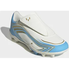 adidas F50 Messi Club MG/Fg Kinder Ivory/Semi Blue Burst/Icey Blue 28
