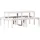 vidaXL Picknicktisch 160x134x75 cm Massivholz Kiefer