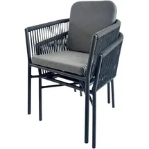 Destiny Sessel LIMONE 57 x 60 x 76 cm grau 2 St.