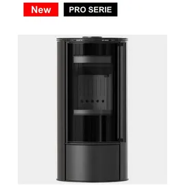 Kratki ERIK Ø 150 5,5 kW Schwarz / Innenverkleidung Schwarz