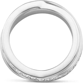 JETTE Ring Wrapping II Größe 59 / 59 mm Silber