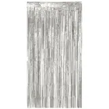 Boland Dekoobjekt Türvorhang silber-metallic silberfarben