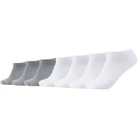 CAMANO ca-soft Sneakersocken 7er Pack Grau/Weiß 39-42