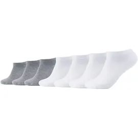 CAMANO ca-soft Sneakersocken 7er Pack Grau/Weiß 39-42