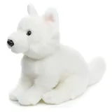 Uni-Toys Weißer Schweizer Schäferhund Welpe 26 cm Weiß