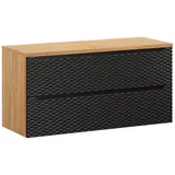 petits-meubles Waschtischunterschrank 120 x 59 cm Schwarz