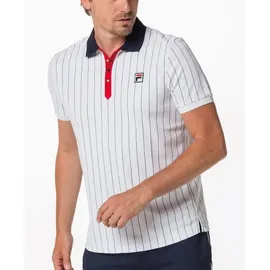 Fila Stripes (100% Polyester) weiss/navy/rot Herren