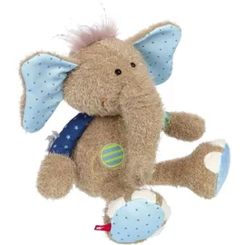 Sigikid Patchwork Sweety Elefant 30 cm Blau
