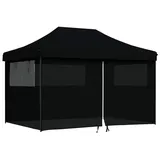 vidaXL Party-Zelt 2,79 x 4,10 m Schwarz