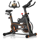 DMASUN Heimtrainer Fahrrad mit Magnetischem Widerstand, Ergometer Hometrainer Fahrrad mit LCD-Monitor, Kardio Training Cycling Bike Indoor, Fitnessbike 160 kg Belastbar