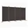 vidaXL Paravent Braun 346x180 cm Stoff