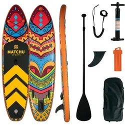 Stand up paddle SUP aufblasbar mit Zubehör - 320x81x15cm zuverlässige Stabilität 320 CM