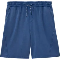 S.Oliver Loose Fit Sweat-Bermuda aus Baumwoll-Mix, blau, 158