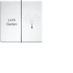 Eltako 30000954 Doppelwippe lasergraviert für Funktaster 55x55mm DW-FT55-