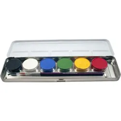 Schminkset Mit Pinsel 6 Farben In Palette