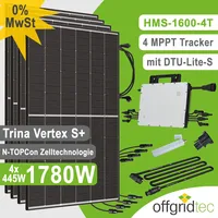 Offgridtec Balkonkraftwerk 1700W HM-1500 Trina Vertex-S 425 Mini-PV Solaranlage