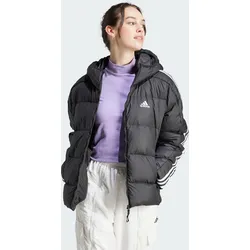 Essentials 3-Streifen Mid Hooded Daunenjacke M