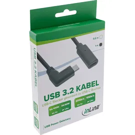 InLine USB-C Verlängerung 1 m Schwarz