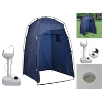 vidaXL Tragbares Camping-Waschbecken mit Zelt 20 L