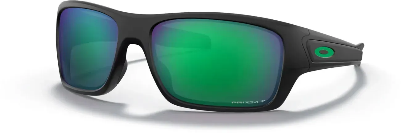 Oakley Turbine Jade, lunettes de soleil - Noir Mat Vert/Violet Réfléchissant