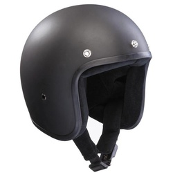 Bandit Jet Zwarte matte Jet helm, zwart, XL