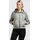 khujo Steppjacke "MALAYA", Damen, Gr. M, grau (cloud grün), Web, 100% Nylon, unifarben, regular fit hüftlang, Raglanärmel Rippbündchen, Jacken Steppjacke
