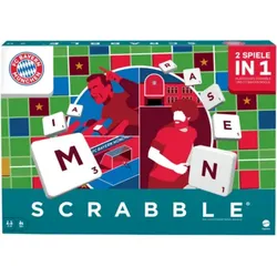 MATTEL HCK88 MATTEL Games Scrabble FC Bayern München, Spieleklassiker, Brettspiel