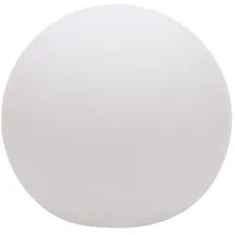 8 seasons DESIGN | Deko Leuchtkugel Shining Globe (E27, Ø 60 cm groß, matt, IP65 wetterfest, Indoor & Outdoor, Kugel, Gartendekoration, Beleuchtung) weiß