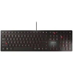 CHERRY KC 6000 SLIM kabelgebundene Tastatur (USB, schwarz)
