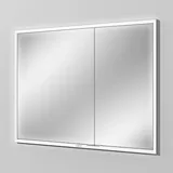 Sanipa Spiegelschrank WIM 100 cm mit 2 Türen AU0446L, Badmöbel,