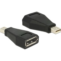 DeLock Mini DisplayPort/DisplayPort Adapter schwarz (65238)