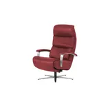 Hukla Relaxsessel Florian Leder 73 x 115 x 91 cm Rot elektrisch