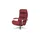Hukla Relaxsessel Florian Leder 73 x 115 x 91 cm Rot elektrisch