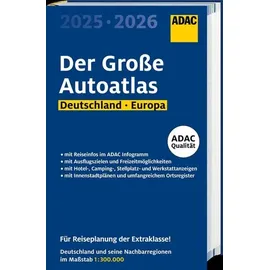 Mairdumont ADAC Der Große Autoatlas 2025/2026 Deutschland und seine Nachbarregionen 1:300.000