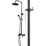 Fala Duschsäule, Duschpaneele Retro Black 2, Duschsystem